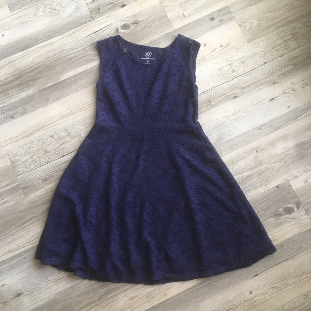 Navy blue dress Aéropostale size 14